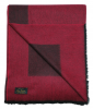 Плед Glen Saxon Border A5 Black carmine 150x200