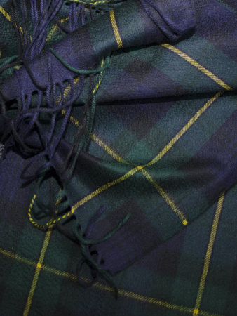  Плед кашемировый Glen Saxon Tartan Gordon 120 130x150 фото в интернет-магазине Герд Биллербек