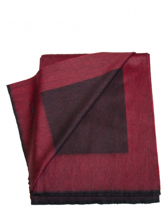  Плед Glen Saxon Border 120 A5 Black carmine 150x200 фото в интернет-магазине Герд Биллербек